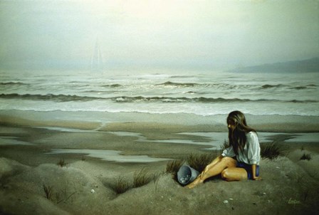 Day on the Beach 9 by Thomas Linker art print