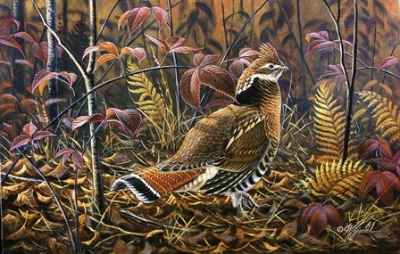 Under The Brambles by Wilhelm J. Goebel art print