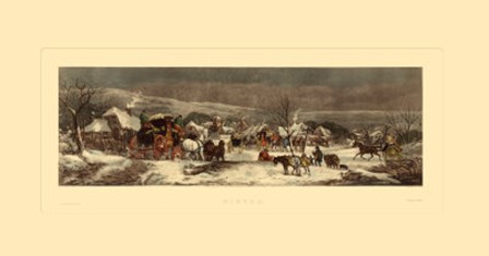 Winter by William Shayer art print