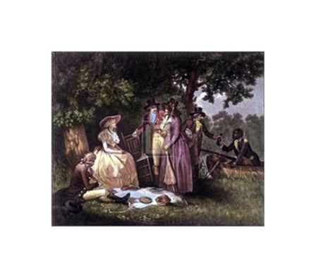 Angler&#39;s Repast by George Morland art print