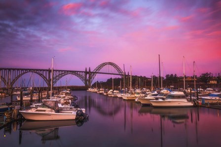 Yaquina Bay Sunrise by Darren White Photography art print