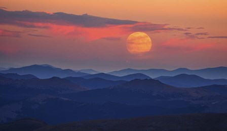 Supermoon at Sunrise by Darren White Photography art print