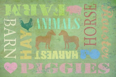 Farm by Cora Niele art print