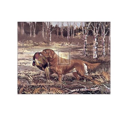 Golden Retriever by Reuben ward Binks art print