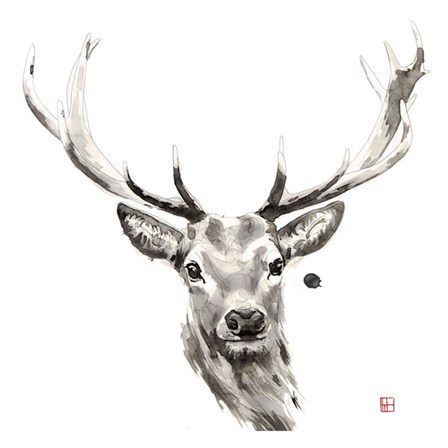 Elk by Philippe Debongnie art print