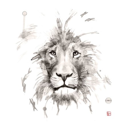Lion by Philippe Debongnie art print