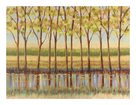 Reflections Along the River by Libby Smart art print
