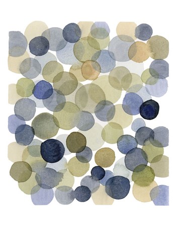 Series Dots Autumn by Louise van Terheijden art print