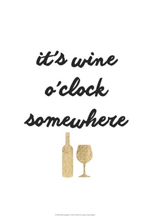 Wine Sentiment V by Anna Hambly art print