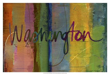 Abstract Washington by Sisa Jasper art print