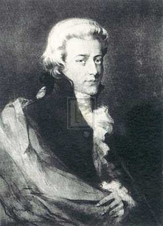 Fr hendrich Rumpf - Mozart (A) 20x26 Art by Fritz Rumpf art print