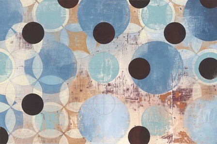 Blue Dots by Kathrine Lovell art print