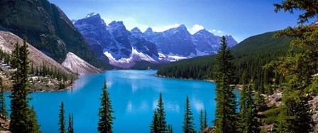 Moraine Lake, Banff National Park, Alberta, Canada by Panoramic Images art print