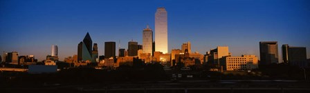 Dallas, Texas at Dusk by Panoramic Images art print