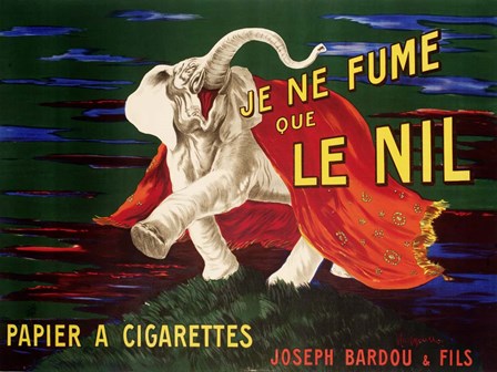 Je ne Fume que Le Nil, 1912 by Leonetto Cappiello art print