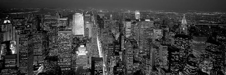 Midtown Manhattan at Night by Richard Berenholtz art print