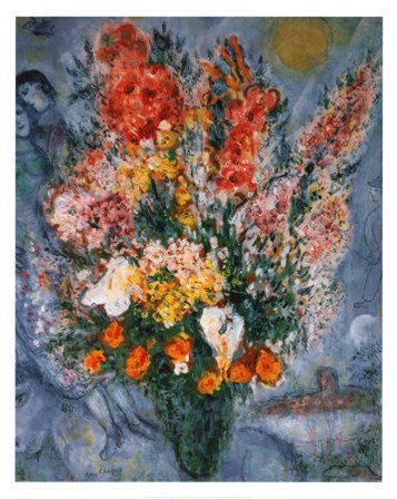 Bouquet de Fleurs by Marc Chagall art print