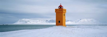 Krossnes lighthouse, Iceland by Jean Guichard art print