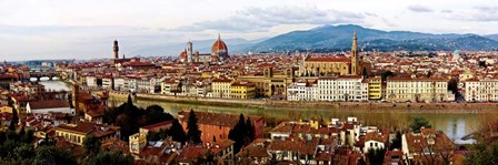 Panoramic View of Florence by Vadim Ratsenskiy art print