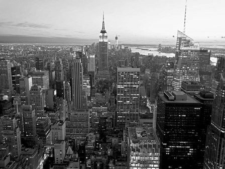 Skyline of Midtown Manhattan, NYC by Vadim Ratsenskiy art print