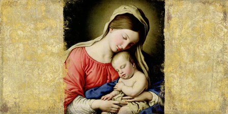 Holy Virgin (After Sassoferrato) by Simon Roux art print