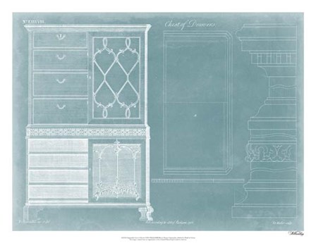 Chippendale Chest of Drawers by Thomas Chippendale art print