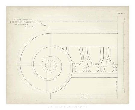 Greek &amp; Roman Architecture VII by Thomas Kelly art print