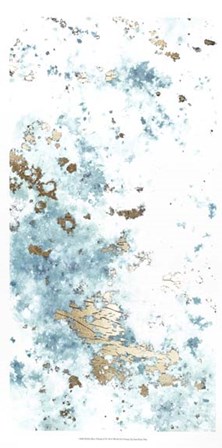 Blue Nebula II - Metallic Foil by June Erica Vess art print