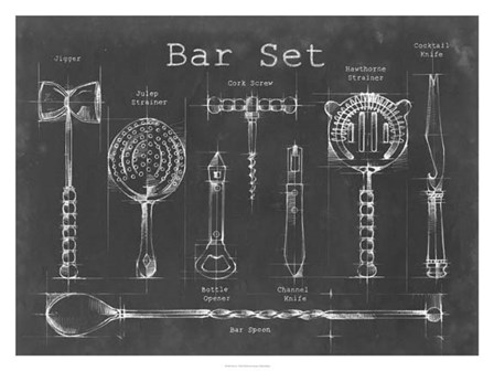 Bar Set by Ethan Harper art print