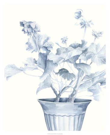 Blue Geranium II by Megan Meagher art print