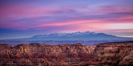 Canyon and Mountains by Dan Ballard art print
