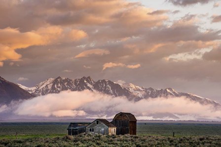Mountain Farm by Dan Ballard art print
