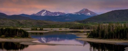 Serene Lake by Dan Ballard art print