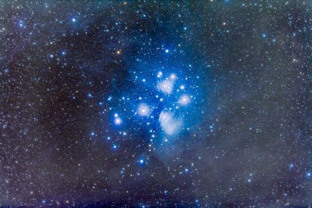 The Pleiades (Seven Sisters) by Alan Dyer/Stocktrek Images art print