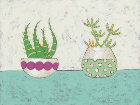 Succulent Duo I by Chariklia Zarris art print