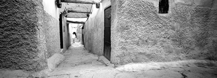 Medina Old Town, Marrakech, Morocco (black &amp; white) by Panoramic Images art print