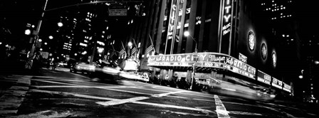 Radio City Music Hall, Rockefeller Center, Manhattan, NY by Panoramic Images art print
