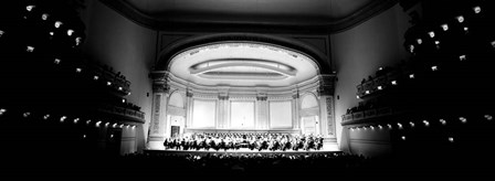 Performers on a stage, Carnegie Hall, NY by Panoramic Images art print
