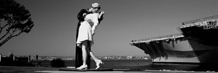 Unconditional Surrender, San Diego Aircraft Carrier Museum, San Diego, California by Panoramic Images art print