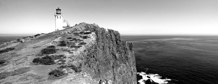 Lighthouse at a coast, Anacapa Island Lighthouse, Anacapa Island, California by Panoramic Images art print