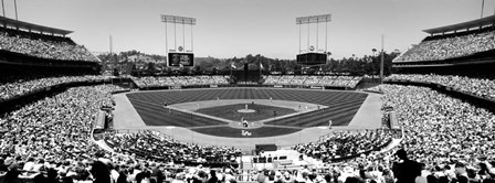 Dodgers vs. Angels, Dodger Stadium, City of Los Angeles, California by Panoramic Images art print