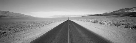 California, Death Valley, Empty highway in the valley by Panoramic Images art print