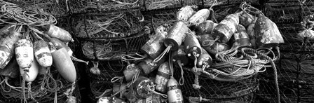 Close-up of crab pots, Humboldt County, California by Panoramic Images art print