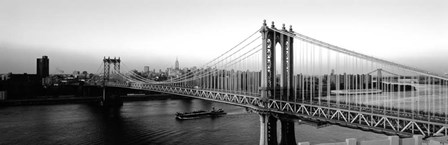 Manhattan Bridge, NYC, NY by Panoramic Images art print