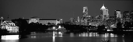 Philadelphia, Pennsylvania (black &amp; white) by Panoramic Images art print