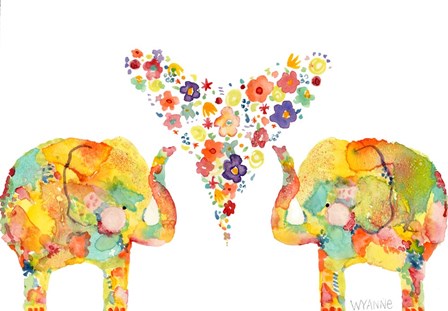 All about the love by Wyanne art print