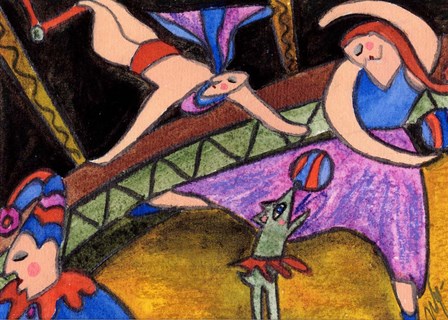 Big Diva Circus by Wyanne art print