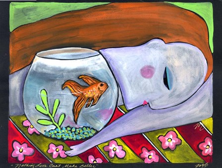 Big Diva Nothing Love Can&#39;t Make Better by Wyanne art print