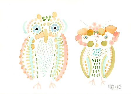 Birds of a Feather by Wyanne art print