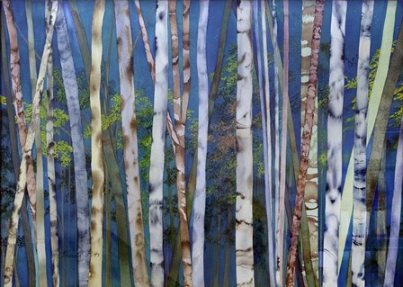 Mystery Of Trees-Birches by Sharon Pitts art print